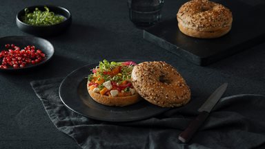 CRYSTAL BAGEL MULTISEED PRE-SLICED, primavera