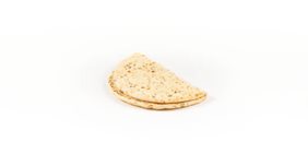 Naan flat bread multigrain pre-folded